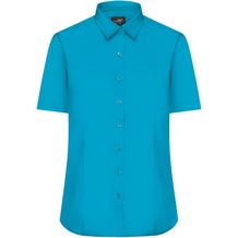 Ladies' Shirt Shortsleeve Poplin - Klassisches Shirt aus pflegeleichtem Mischgewebe [Gr. 3XL] (Turquoise) (Art.-Nr. CA424132)