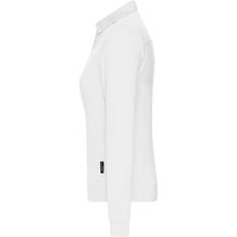 Ladies' Workwear-Longsleeve Polo - Strapazierfähiges und pflegeleichtes Langarm Polo [Gr. 3XL] (weiß) (Art.-Nr. CA424357)