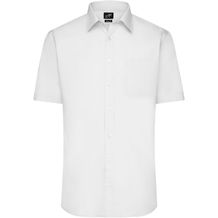 Men's Shirt Shortsleeve Poplin - Klassisches Shirt aus pflegeleichtem Mischgewebe [Gr. 3XL] (white) (Art.-Nr. CA424877)