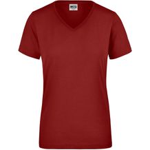 Ladies' Workwear T-Shirt - Strapazierfähiges und pflegeleichtes T-Shirt [Gr. S] (wine) (Art.-Nr. CA426337)
