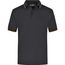 Polo Tipping - Hochwertiges Piqué-Polohemd mit Kontraststreifen [Gr. XL] (black/orange) (Art.-Nr. CA429216)