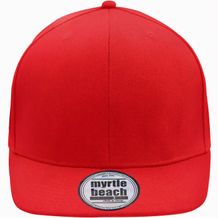 6 Panel Pro Cap Style - Cap mit Streetstyle Charakter (red/red) (Art.-Nr. CA429640)