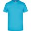 Round-T Heavy (180g/m²) - Komfort-T-Shirt aus strapazierfähigem Single Jersey [Gr. L] (Turquoise) (Art.-Nr. CA430049)