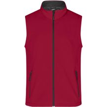 Men's Promo Softshell Vest - Softshellweste für Promotion und Freizeit [Gr. XXL] (red/black) (Art.-Nr. CA431688)