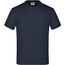 Junior Basic-T - Kinder Komfort-T-Shirt aus hochwertigem Single Jersey [Gr. XS] (navy) (Art.-Nr. CA433052)