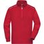 Workwear Half-Zip Sweat - Sweatshirt mit Stehkragen, Reißverschluss und Kontrastpaspel [Gr. 3XL] (Art.-Nr. CA433954)