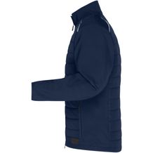 Men's Hybrid Jacket - Softshelljacke im attraktiven Materialmix [Gr. S] (blau) (Art.-Nr. CA434110)