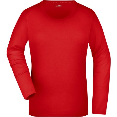 Ladies' Stretch Shirt Long-Sleeved - Langarm Shirt aus weichem Elastic-Single-Jersey [Gr. S] (Art.-Nr. CA434119) - Gekämmte, ringgesponnene Baumwolle
Lock...