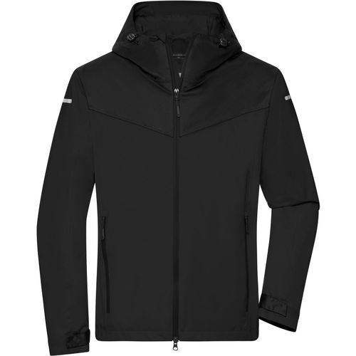 Men's Allweather Jacket - Leichte, gefütterte Outdoor Softshelljacke für extreme Wetterbedingungen [Gr. L] (Art.-Nr. CA437894) - Funktionsmaterial aus recyceltem Polyest...