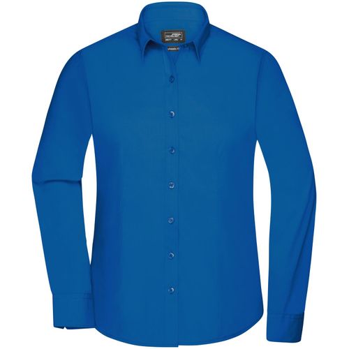 Ladies' Shirt Longsleeve Poplin - Klassisches Shirt aus pflegeleichtem Mischgewebe [Gr. XS] (Art.-Nr. CA437933) - Popeline-Qualität mit Easy-Care-Ausrüs...