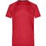Men's Sports T-Shirt - Funktionsshirt für Fitness und Sport [Gr. M] (red-melange/titan) (Art.-Nr. CA438145)
