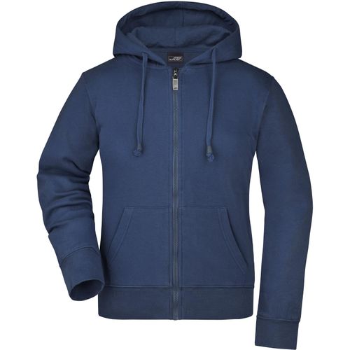 Ladies' Hooded Jacket - Kapuzenjacke aus formbeständiger Sweat-Qualität [Gr. M] (Art.-Nr. CA439831) - Gekämmte, ringgesponnene Baumwolle
Dopp...