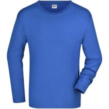 Men's Long-Sleeved Medium - Langarm T-Shirt aus Single Jersey [Gr. M] (royal) (Art.-Nr. CA439927)