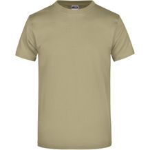 Round-T Heavy (180g/m²) - Komfort-T-Shirt aus strapazierfähigem Single Jersey [Gr. 4XL] (khaki) (Art.-Nr. CA440805)