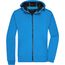 Men's Hooded Softshell Jacket - Softshelljacke mit Kapuze im sportlichen Design [Gr. XXL] (blue/black) (Art.-Nr. CA440896)