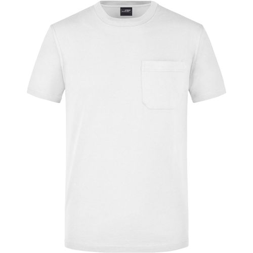 Men's Round-T Pocket - Klassisches T-Shirt mit Brusttasche [Gr. M] (Art.-Nr. CA441170) - Gekämmte, ringgesponnene Baumwolle
Rund...