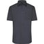 Men's Shirt Shortsleeve Poplin - Klassisches Shirt aus pflegeleichtem Mischgewebe [Gr. S] (carbon) (Art.-Nr. CA442429)