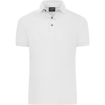 Men's Mercerised Polo Slim Fit - Slim-Fit Polo in Premiumqualität [Gr. XL] (white) (Art.-Nr. CA443290)