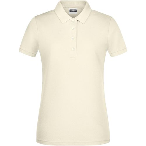 Ladies' Basic Polo - Klassisches Poloshirt [Gr. L] (Art.-Nr. CA444254) - Feine Piqué-Qualität aus 100% gekämmt...