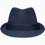 Street Style - Stylisher, sommerlicher Streetwear Hut mit breitem kontrastfarbigem Band [Gr. L/XL] (denim/denim) (Art.-Nr. CA446645)