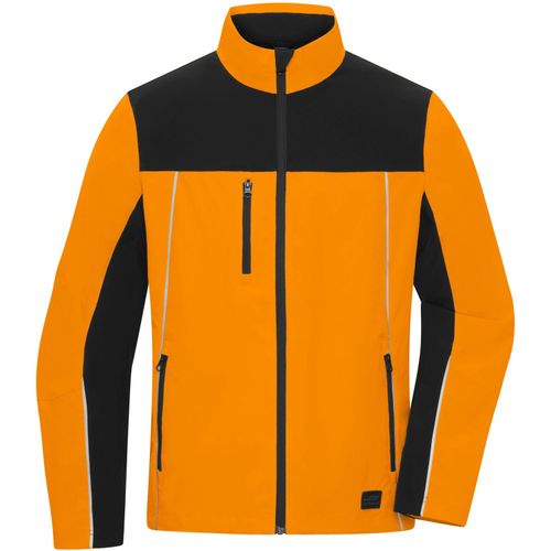 Signal-Workwear Jacket - Leichte, elastische Jacke in Signalfarbe [Gr. 3XL] (Art.-Nr. CA446742) - Strapazierfähiges, elastisches 4-Weg...