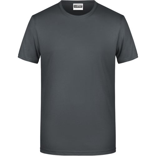 Men's Basic-T - Herren T-Shirt in klassischer Form [Gr. XL] (Art.-Nr. CA449404) - 100% gekämmte, ringgesponnene BIO-Baumw...