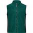 Men's Workwear Fleece Vest - Strapazierfähige Fleeceweste im Materialmix [Gr. S] (dark-green/black) (Art.-Nr. CA450605)