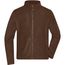 Men's Fleece Jacket - Fleecejacke mit Stehkragen im klassischen Design [Gr. L] (Brown) (Art.-Nr. CA451811)