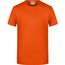 Men's Basic-T - Herren T-Shirt in klassischer Form [Gr. S] (dark-orange) (Art.-Nr. CA453498)