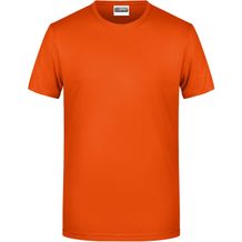 Men's Basic-T - Herren T-Shirt in klassischer Form [Gr. S] (dark-orange) (Art.-Nr. CA453498)