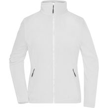 Ladies' Fleece Jacket - Fleecejacke mit Stehkragen im klassischen Design [Gr. XS] (white) (Art.-Nr. CA455413)