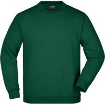 Round-Sweat Heavy Junior - Klassisches Komfort Rundhals-Sweatshirt [Gr. L] (dark-green) (Art.-Nr. CA455944)