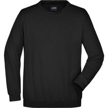 Round-Sweat Heavy - Klassisches Komfort Rundhals-Sweatshirt [Gr. S] (black) (Art.-Nr. CA456612)