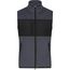 Men's Fleece Vest - Fleeceweste im Materialmix [Gr. 3XL] (carbon/black) (Art.-Nr. CA457248)