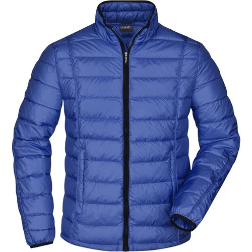 Men's Quilted Down Jacket - Sportliche Daunenjacke mit Stehkragen [Gr. M] (Art.-Nr. CA460146) - Softes, wind- und wasserabweisendes...