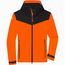 Men's Allweather Jacket - Leichte, gefütterte Outdoor Softshelljacke für extreme Wetterbedingungen [Gr. 3XL] (neon-orange/black) (Art.-Nr. CA460814)