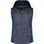 Ladies' Knitted Hybrid Vest - Weste im stylischen Materialmix [Gr. XL] (royal-melange/anthracite-melange) (Art.-Nr. CA464460)