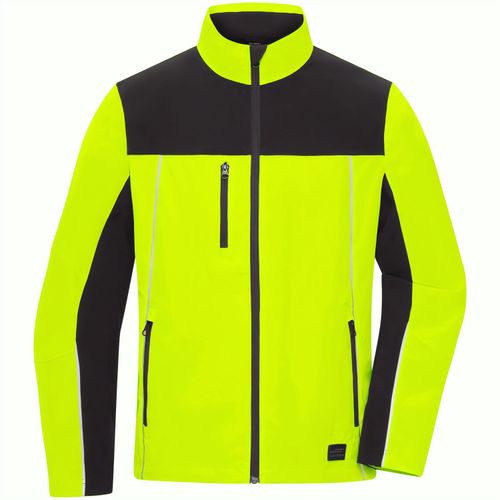 Signal-Workwear Jacket - Leichte, elastische Jacke in Signalfarbe [Gr. M] (Art.-Nr. CA464806) - Strapazierfähiges, elastisches 4-Weg...