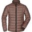 Men's Quilted Down Jacket - Sportliche Daunenjacke mit Stehkragen [Gr. XXL] (coffee/black) (Art.-Nr. CA469945)