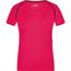 Ladies' Sports T-Shirt - Funktionsshirt für Fitness und Sport [Gr. XS] (bright-pink/titan) (Art.-Nr. CA470945)