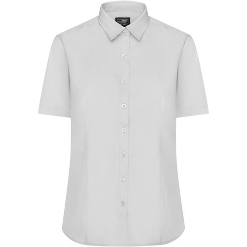 Ladies' Shirt Shortsleeve Poplin - Klassisches Shirt aus pflegeleichtem Mischgewebe [Gr. XS] (Art.-Nr. CA475491) - Popeline-Qualität mit Easy-Care-Ausrüs...