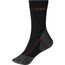 Worker Socks Warm - Funktionelle Socke für Damen und Herren [Gr. 45-47] (black/red) (Art.-Nr. CA475966)