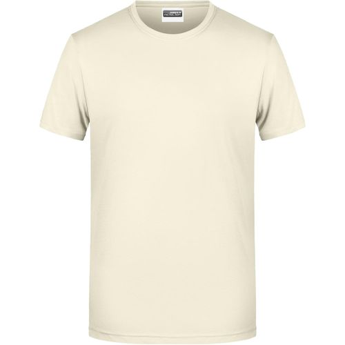 Men's Basic-T - Herren T-Shirt in klassischer Form [Gr. XL] (Art.-Nr. CA478704) - 100% gekämmte, ringgesponnene BIO-Baumw...