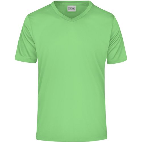 Men's Active-V - Funktions T-Shirt für Freizeit und Sport [Gr. M] (Art.-Nr. CA479565) - Feiner Single Jersey
V-Ausschnitt,...