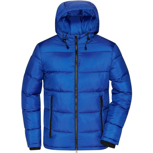 Men's Padded Jacket - Gesteppte Winterjacke aus recyceltem Polyester mit sorona®AURA Wattierung [Gr. S] (Art.-Nr. CA481269) - Rip-Stop-Gewebe, Wasser- und schmutzabwe...