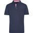 Men's Traditional Polo - Klassisches Polo im Trachtenlook [Gr. M] (navy/red-white) (Art.-Nr. CA482151)