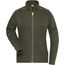 Ladies' Workwear Sweat-Jacket - Sweatjacke mit Stehkragen und Kontrastpaspel [Gr. S] (olive) (Art.-Nr. CA482706)