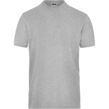 Men's BIO Stretch-T Work - T-Shirt aus weichem Elastic-Single-Jersey [Gr. 5XL] (grey-heather) (Art.-Nr. CA483665)
