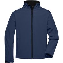 Men's Softshell Jacket - Trendige Jacke aus Softshell [Gr. L] (navy) (Art.-Nr. CA484041)