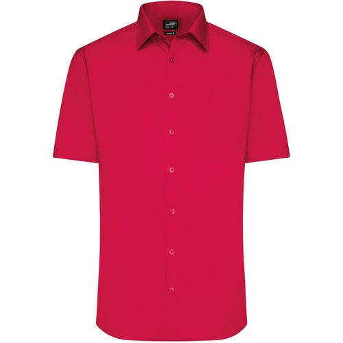 Men's Shirt Shortsleeve Poplin - Klassisches Shirt aus pflegeleichtem Mischgewebe [Gr. L] (Art.-Nr. CA484118) - Popeline-Qualität mit Easy-Care-Ausrüs...